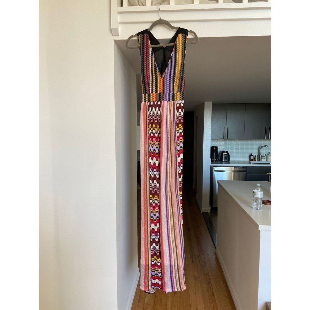 Coloured long dress